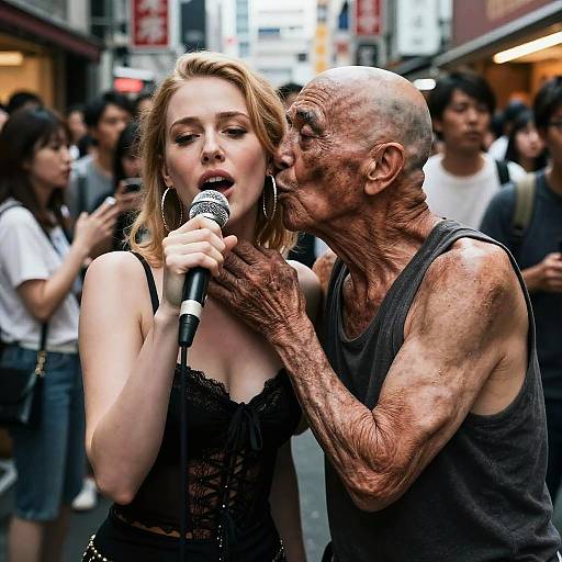 Gritty Tokyo Street Portrait