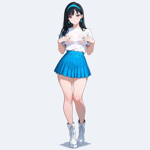 Elegant Girl in Stylish Casual Outfit Elegant Girl in Stylish Casual Outfit