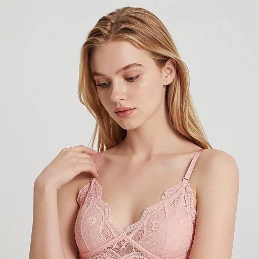 Portrait of a Young Woman in Pink