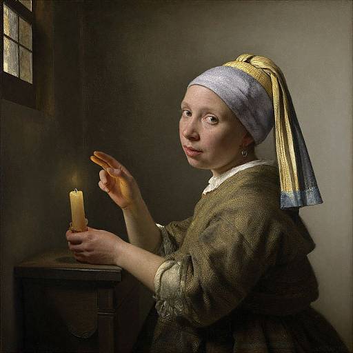 Gerrit Dou Candlelight Portrait 1671