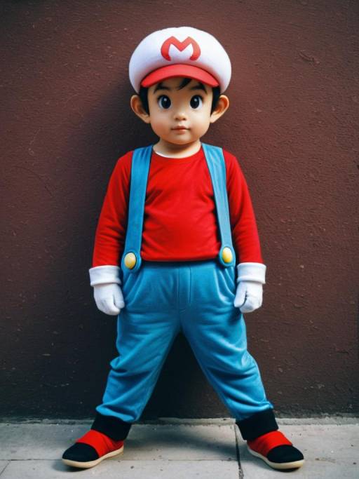 Child in Ninten Cosplay Costume