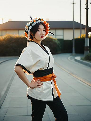 Cinematic Sushi Roll Costume Cosplay