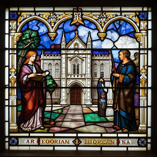 Victorian Stained Glass Window