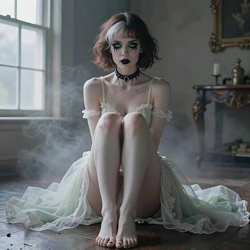 Ultra-Detailed Gothic Superhero Portrait