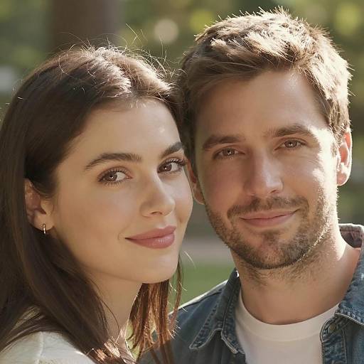 Intimate Outdoor Portrait of a Couple