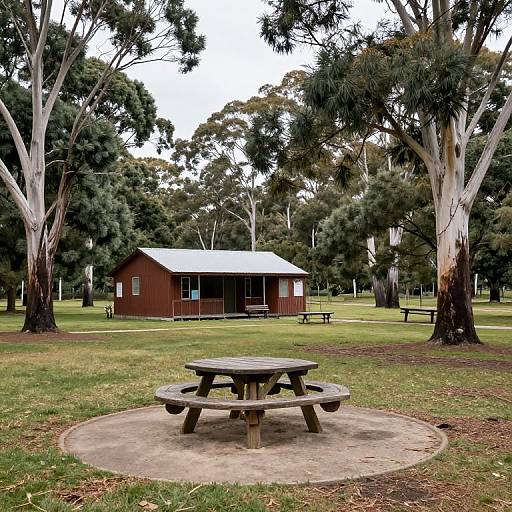 Rustic Picnic Area in Blackbutt Reserve