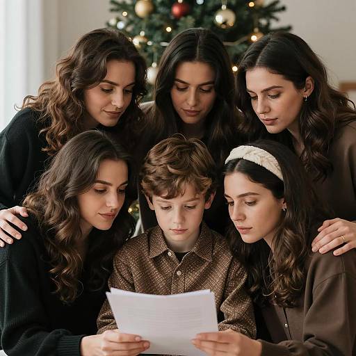 Warm Christmas Gathering with Friends