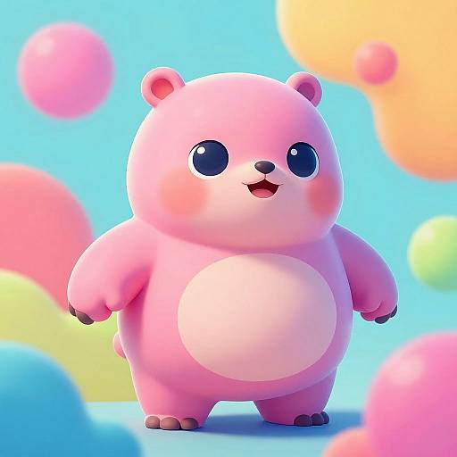 Abstract Stylized Jiggly Fat Art