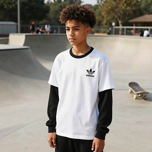 Afro Teen Skate Style Editorial