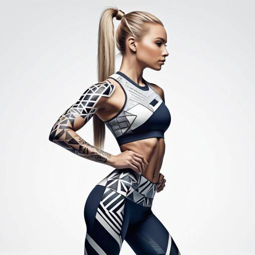 Sporty Woman in Athletic Glamour Shot Sporty Woman in Athletic Glamour Shot