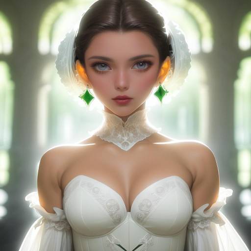 Elegant Solo Portrait of a Hunter x Hunter Girl