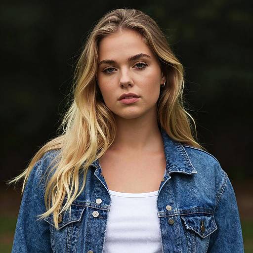 Portrait of Young Woman Outdoors