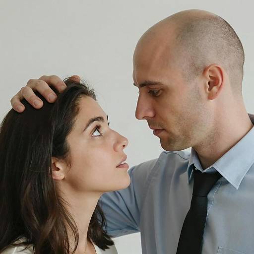 Intimate Encounter: Man and Woman Connection