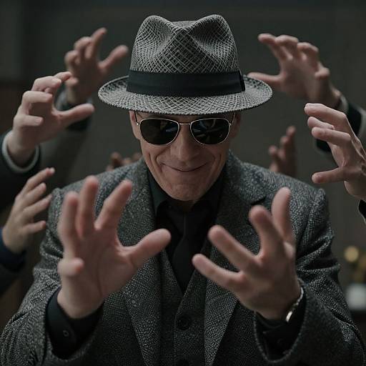 Mysterious Man with Telekinetic Appendages