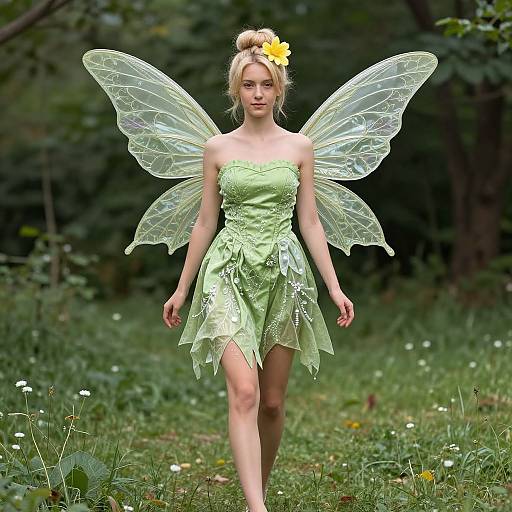Realistic Homemade Tinkerbell Costume