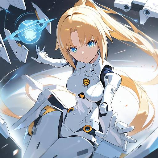 Illustration of Arnval, busou shinki in the style of Doremi