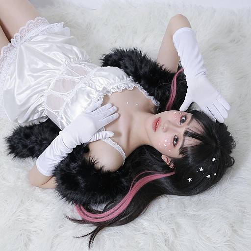 Portrait of Starry Sticker Fashion