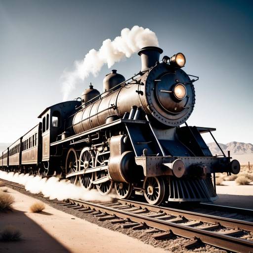 Cinematic Twilight of a Vintage Locomotive