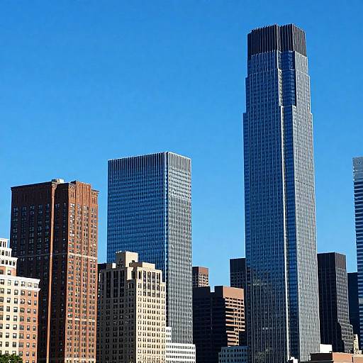 Modern City Skyline Digital Composite