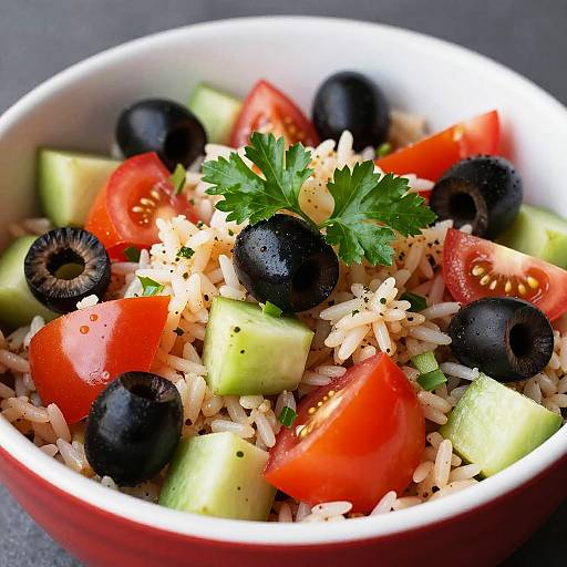 Vibrant Colorful Salad Close-Up