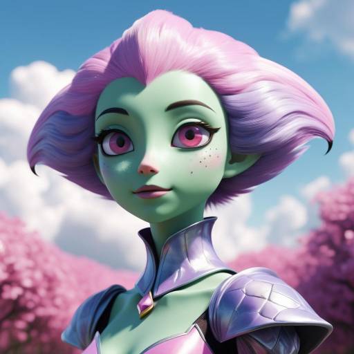 Cinematic 3D Gardevoir in Lush Sky Cinematic 3D Gardevoir in Lush Sky