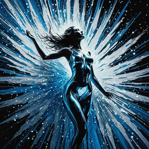 Radiant Creativity in Iridescent Blues