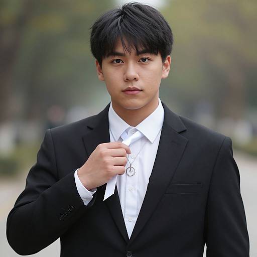 Realistic Male Lawyer Portrait