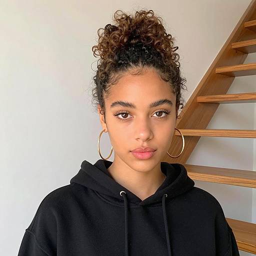 Casual Portrait of a Young Woman