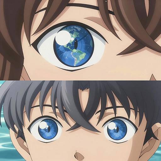 Anime Eyes: Close-Up Dual Panels