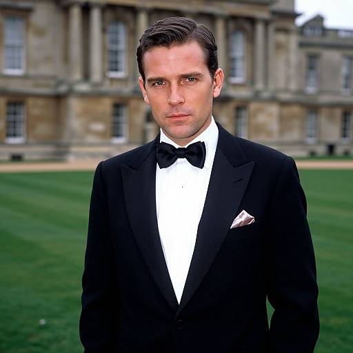 Elegant Man in Classic Tuxedo