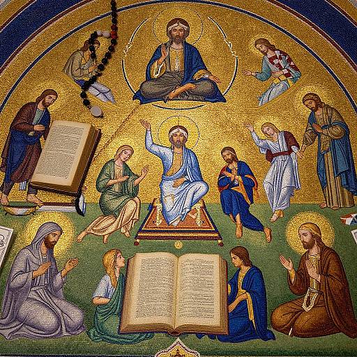 Harmony of Faiths Mosaic Artwork