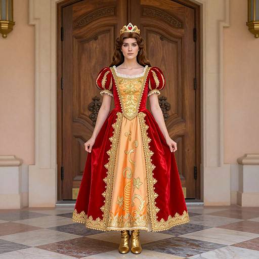 Regal Princess in Elaborate Disguise