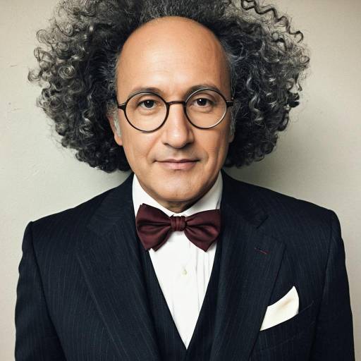 Middle-aged man in vintage suit with bow tie