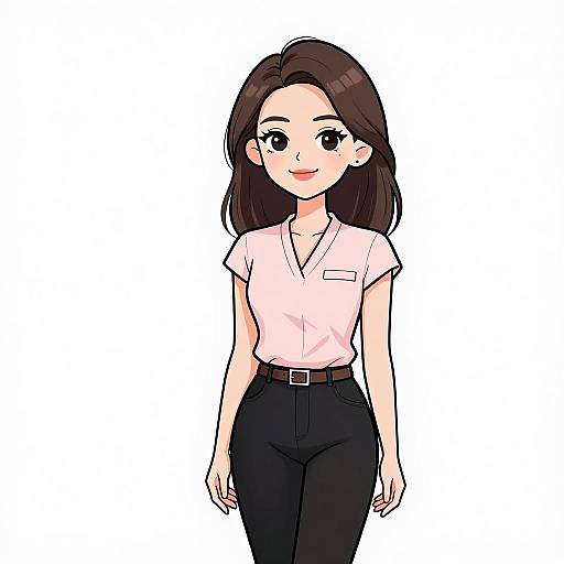 Smiling Woman in Business Casual