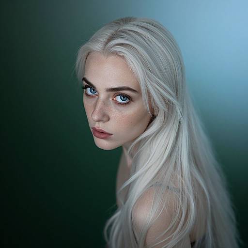 Mysterious Middle Eastern Woman Portrait