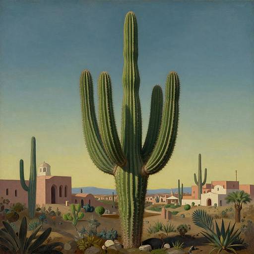Surreal Mannerism Giant Cactus