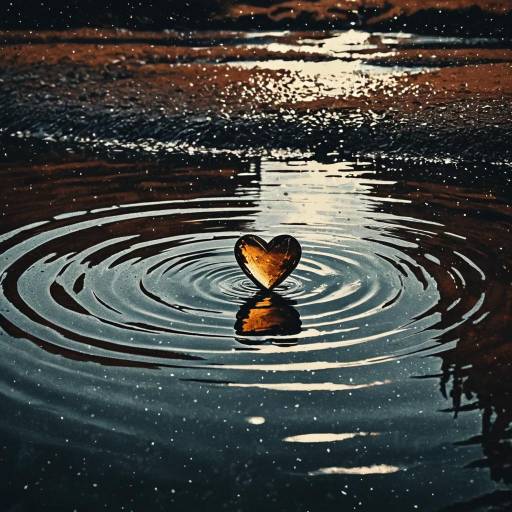 Heartbreak Illustrated in Muted Earth Tones Heartbreak Illustrated in Muted Earth Tones