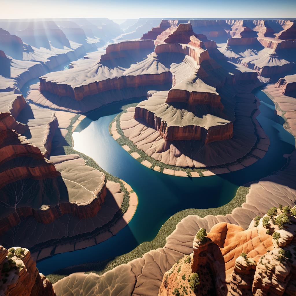 Stunning Bird's Eye View of Grand Canyon