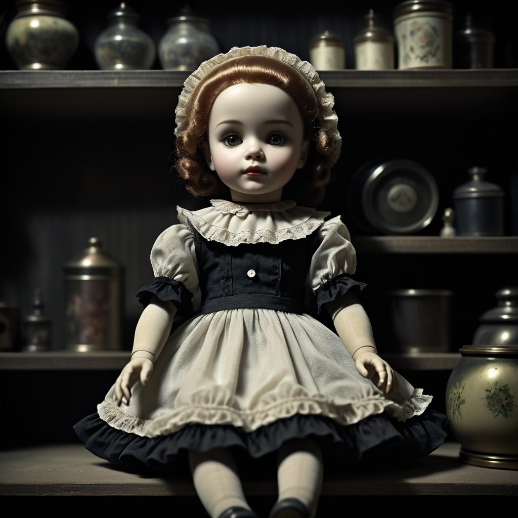 Hauntingly Detailed Vintage Doll Photography