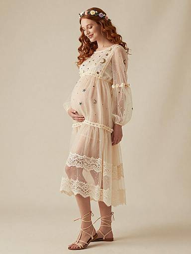 Ethereal Fairy Maternity Fashion Editorial