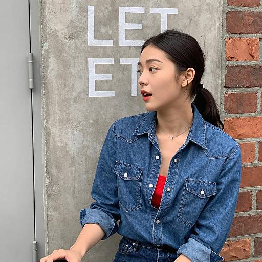 Urban Portrait of an East Asian Woman