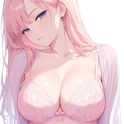 Sultry Lady in Sheer Lingerie Art Sultry Lady in Sheer Lingerie Art