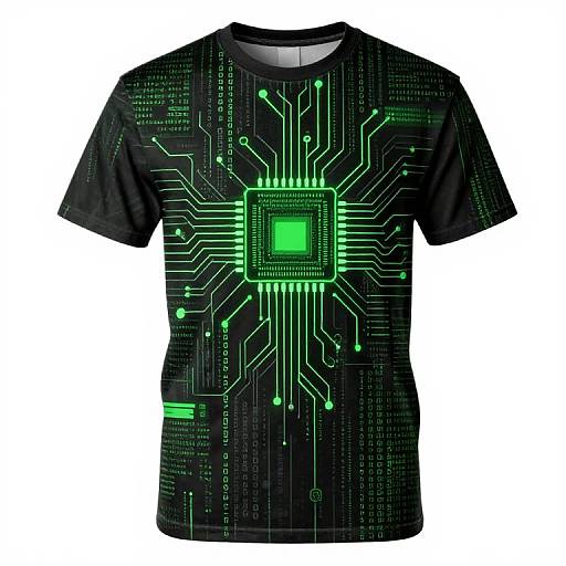 AI Circuit Hacker T-shirt Design