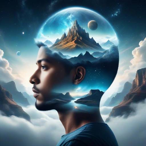 Surreal Double Exposure Landscape Art