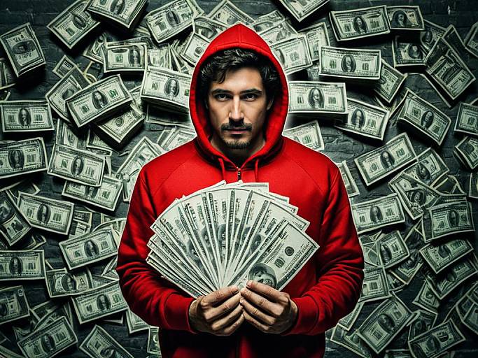 Money Heist Red Hoodie Face Swap
