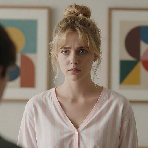 Portrait of a Young Woman with Art