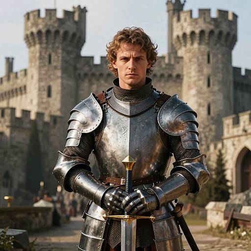 Medieval Knight Portrait of Jakub