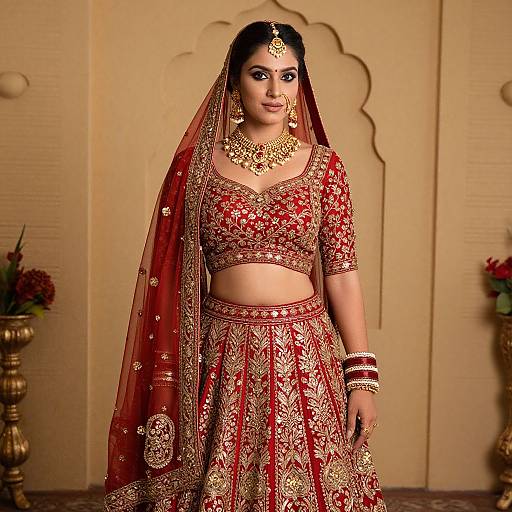 Elegant Indian Bridal Lehenga