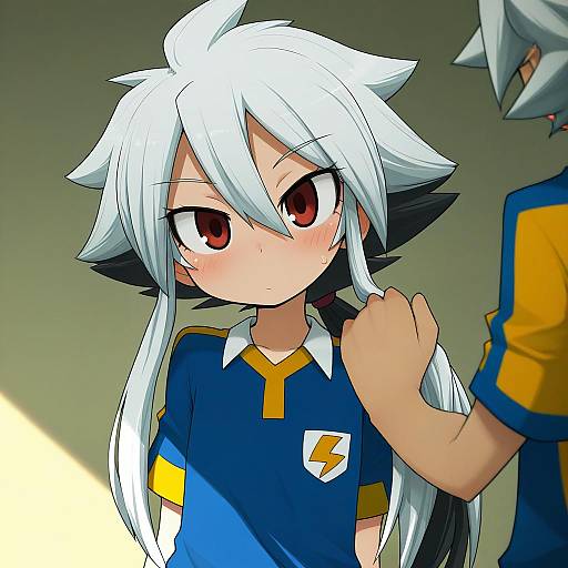 Illustration of Hakuryuu (inazuma eleven), inazuma eleven (series) in the style of Kamonari ahiru