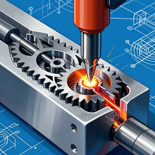 Cross-Section Broacher Tool Gear Cutting